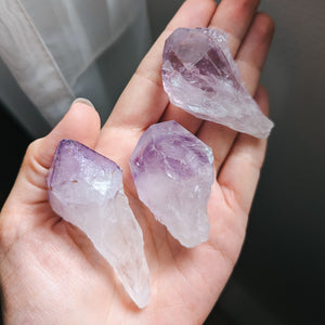 RAW AMETHYST CRYSTAL POINTS