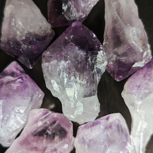 RAW AMETHYST CRYSTAL POINTS