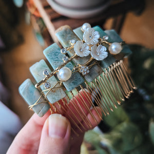 AMAZONITE - HAIRCOMB