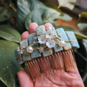 AMAZONITE - HAIRCOMB