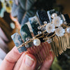 MOSS AGATE - HAIRCOMB