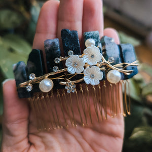 MOSS AGATE - HAIRCOMB